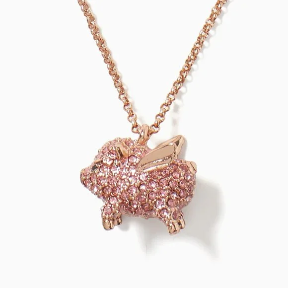 kate spade Jewelry Kate Spade Imagination Pave Pig Mini